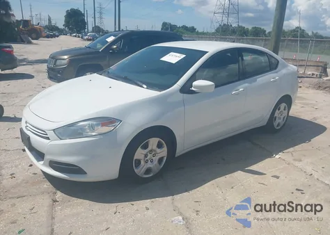 2015 Dodge Dart Se из США, поврежденный, VIN 1C3CDFAA5FD243756